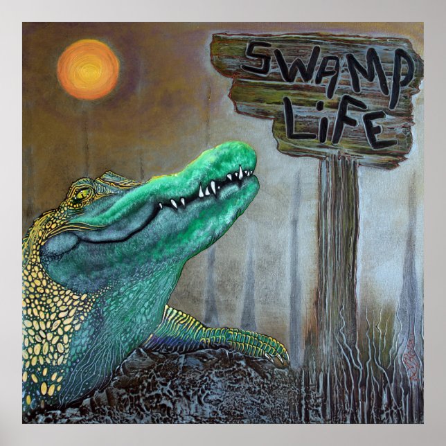 Swamp Life Poster (Framsidan)