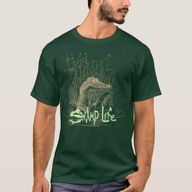 Swamp Life T Shirt (Framsida)