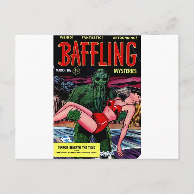 Swamp Man med Beard Vykort (Framsida)