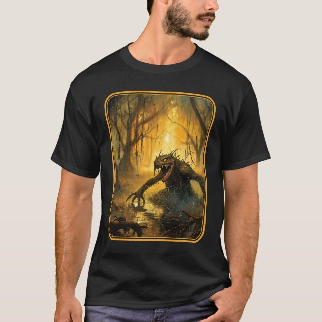 Swamp Monster #1 T Shirt (Framsida)