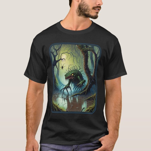 Swamp Monster #4 T Shirt (Framsida)
