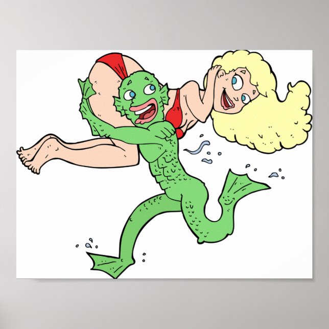 Swamp Monster Poster (Framsidan)