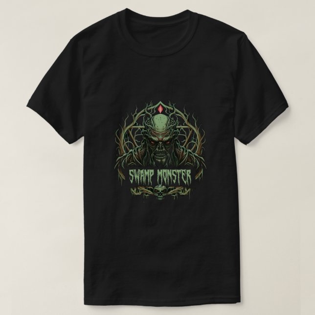 Swamp Monster T Shirt (Design framsida)