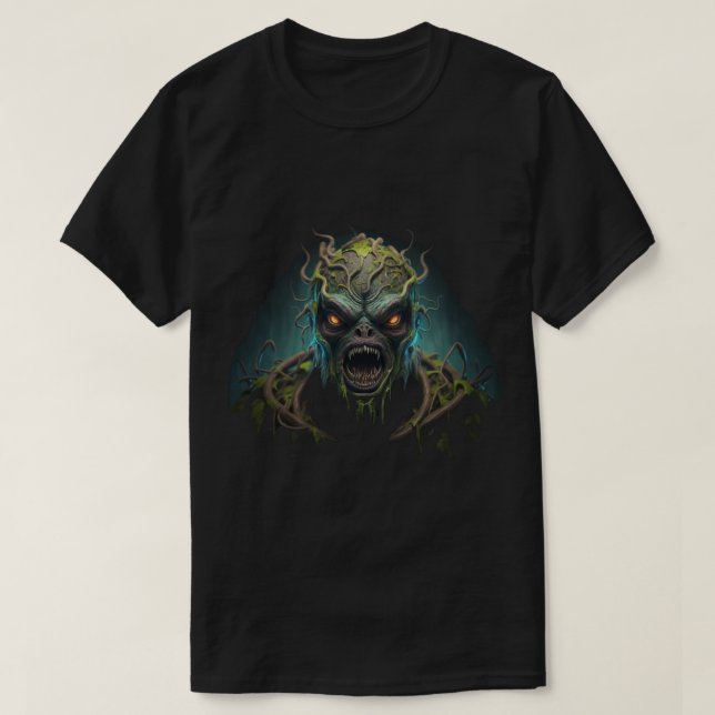 Swamp Monster T Shirt (Design framsida)
