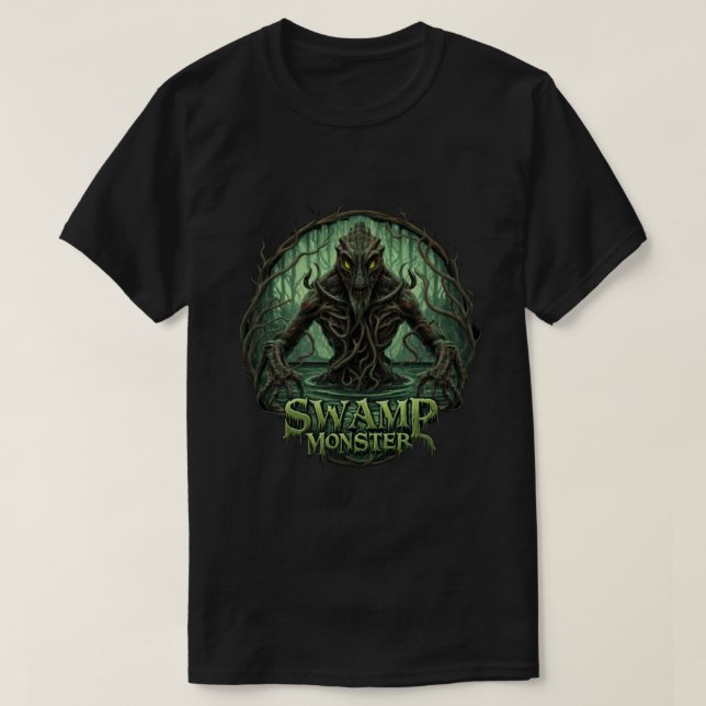 Swamp Monster T Shirt (Design framsida)