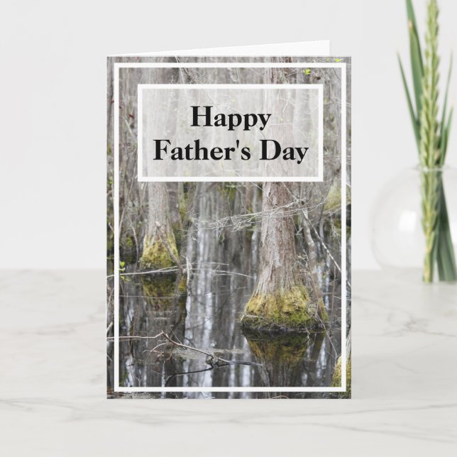 Swamp Photo Fars dag Kort (Framsida)