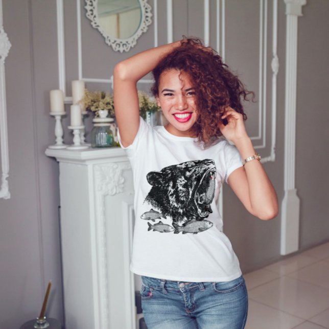 Swamp Queen Fierce Jaguar Head T Shirt (Skapare uppladdad)