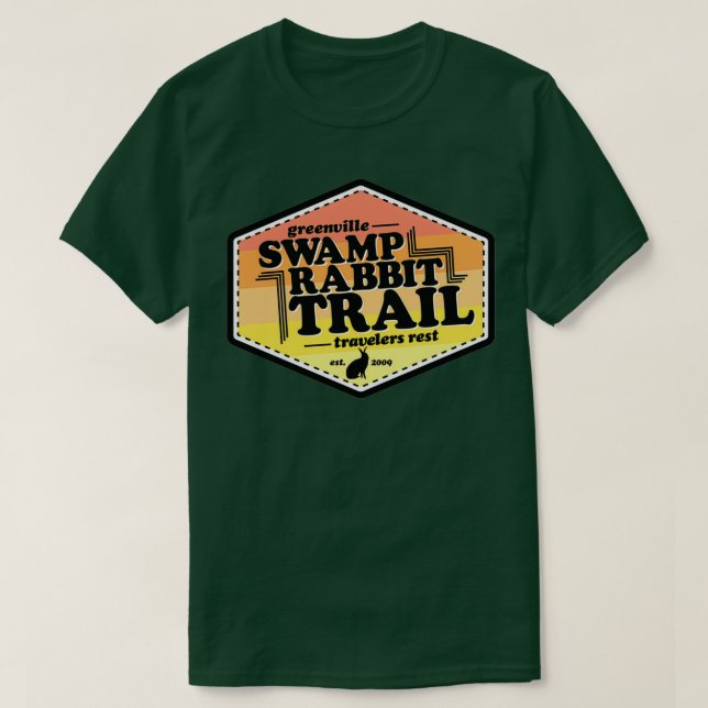 Swamp Rabbit Trail T Shirt (Design framsida)