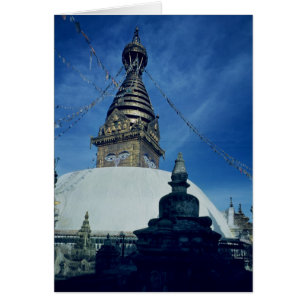 Swamyambunath Stupa Hälsningskort