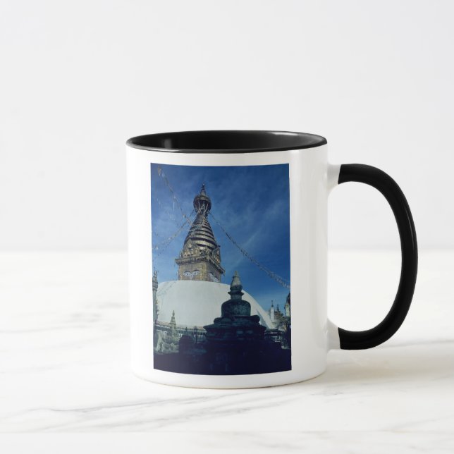 Swamyambunath Stupa Mugg (Höger)