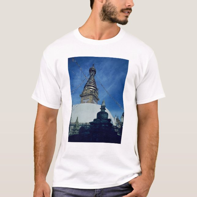 Swamyambunath Stupa T-shirt (Framsida)