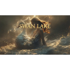 SWAN LAKE - BALLET & DANCE FYRKANTIGT KLISTERMÄRKE