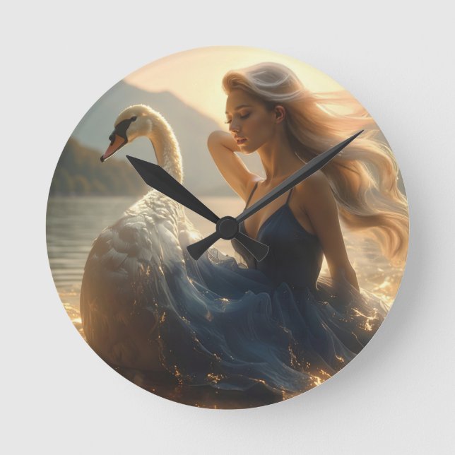 SWAN LAKE - BALLET & DANCE -  RUND KLOCKA (Framsida)