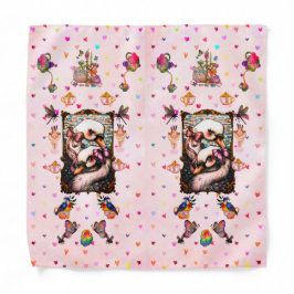 Swan lovers bandana