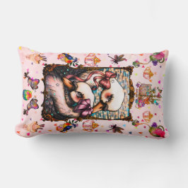 Swan lovers lumbarkudde