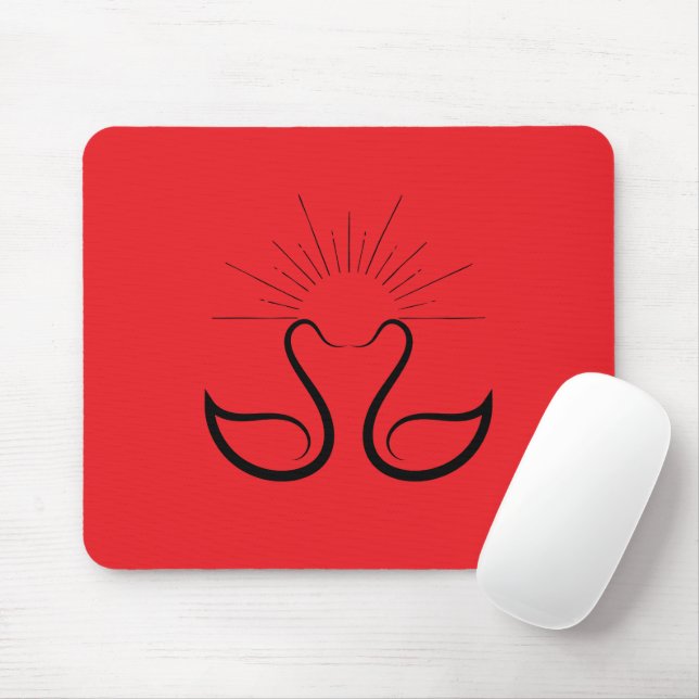 Swan Mousepad Musmatta (Med mus)