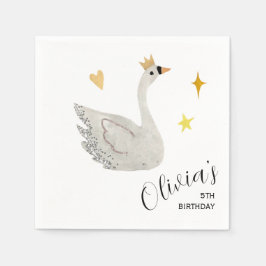 Swan Princess Paper Napkins Pappersservett