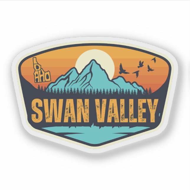 Swan Valley, Idaho Klistermärken (Framsida)