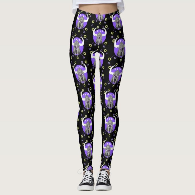 Swan Valley VikingBots Women’s Leggings – Robotics (Framsida)
