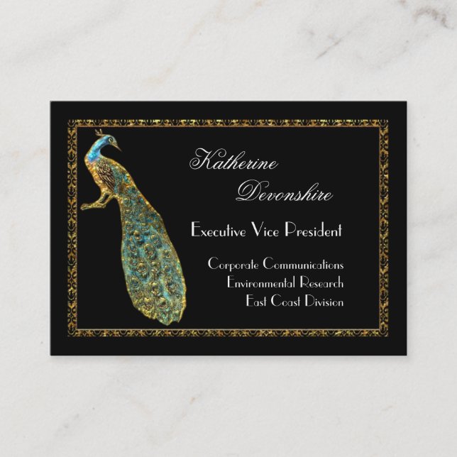 Swankshire Elegant Professionell Visitkort (Framsida)