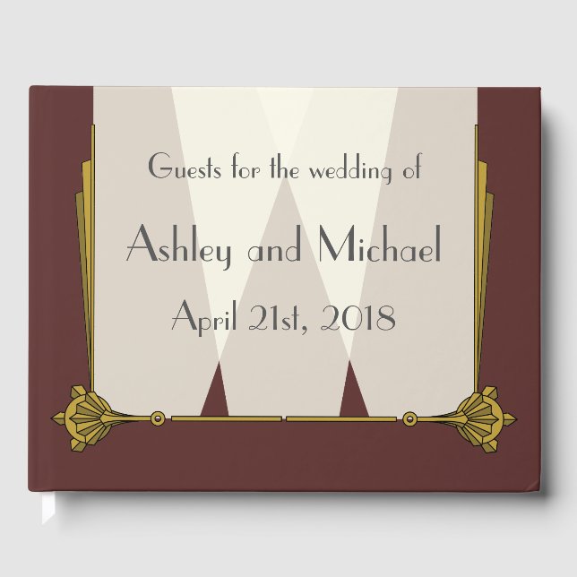 Swanky Art Deco i Red Guest Bok (Framsida)