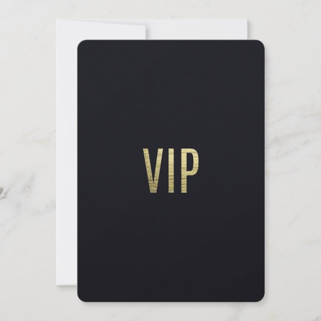 Swanky Faux Guld Löv Foil ’VIP’ Typography (Framsida)