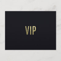 Swanky Faux Guld Löv Foil ’VIP’ Typography
