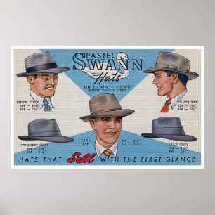Swann hattar! poster