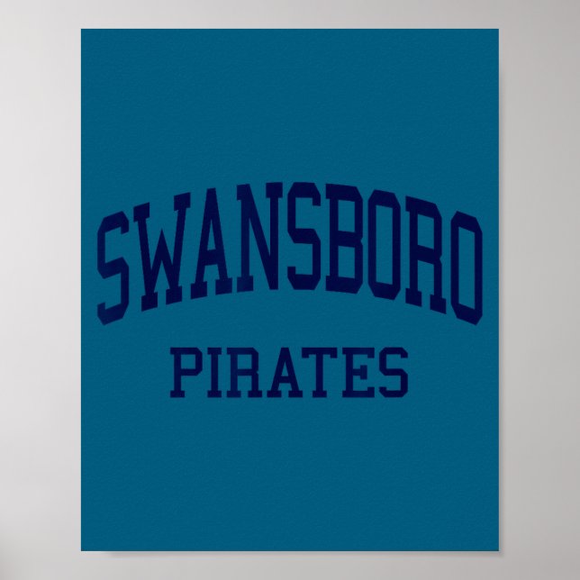 Swansboro high school hs swansboro nc retro poster (Framsidan)