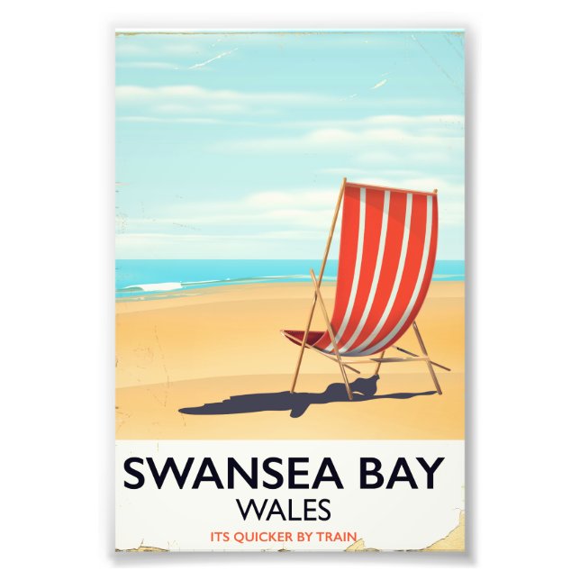Swansea Bay Wales Seaside poster (Framsidan)