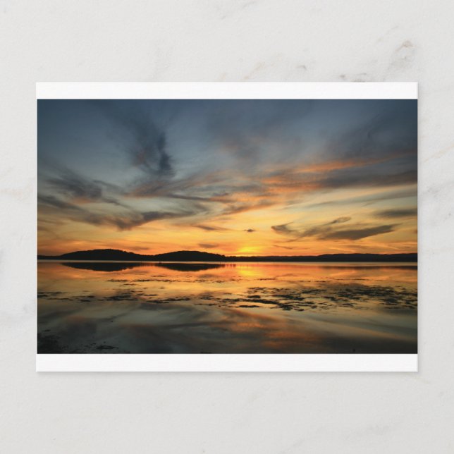 Swansea Sunset Vykort (Framsida)