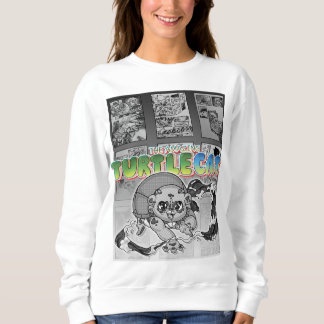 Swant-a-wssshh Action y Turtlecat Manga Toned T Shirt