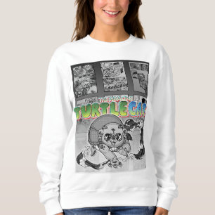 Swant-a-wssshh Action y Turtlecat Manga Toned T Shirt