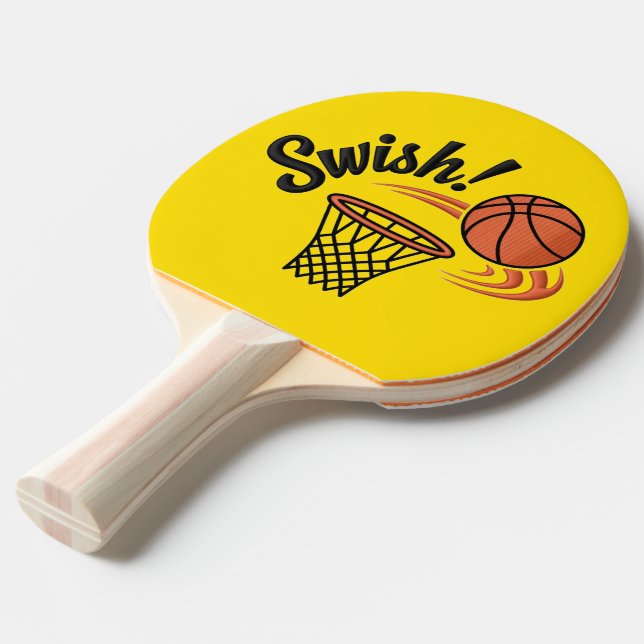 Swant Slam dunk: Vintage Basketball Stil Pingisracket (Frontvinkel)
