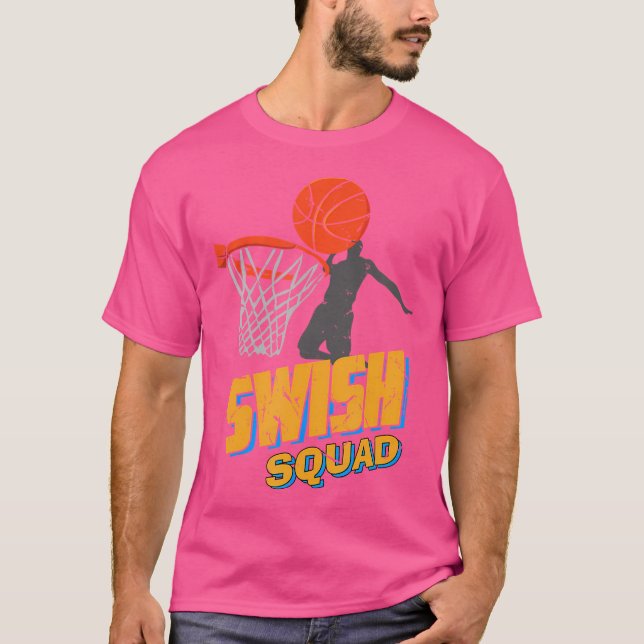 Swant Squad Kids Basketball Player T Shirt (Framsida)
