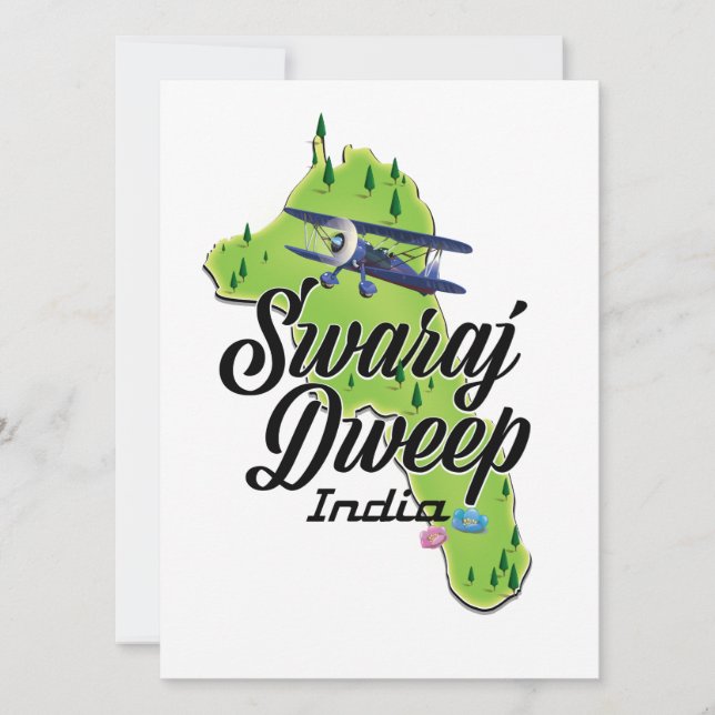 Swaraj Dweep India karta (Framsida)