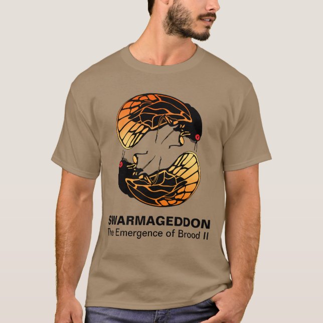 Swarmageddon - cikadauppkomst av barnaskara II Tee (Framsida)