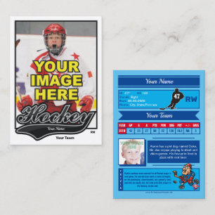 Swash Hockey Trading Card - Anpassningsbar Stats