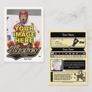 Swash Hockey Trading Card - Anpassningsbar Stats