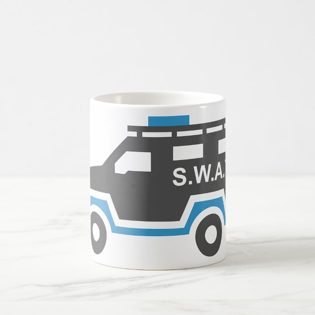 SWAT-bil Kaffemugg (Skapare uppladdad)