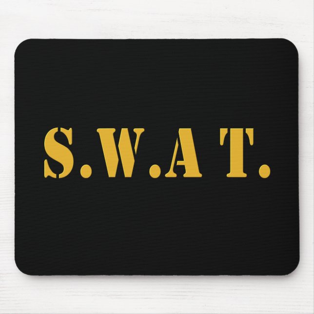 Swat Mousepad Musmatta (Framsidan)