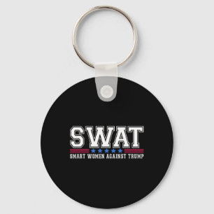 Swat Smart Women Against Trump Funny Anti-trump 20 Nyckelring
