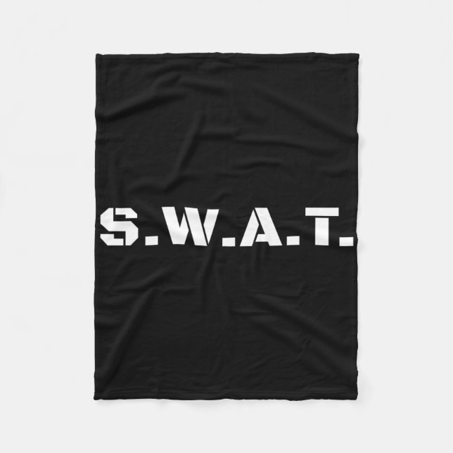 Swat Team Boys Halloween Costume Kids Tactical Uni Fleecefilt (Framsidan)