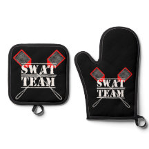 SWAT Team Oven Mitt och Pot Holders
