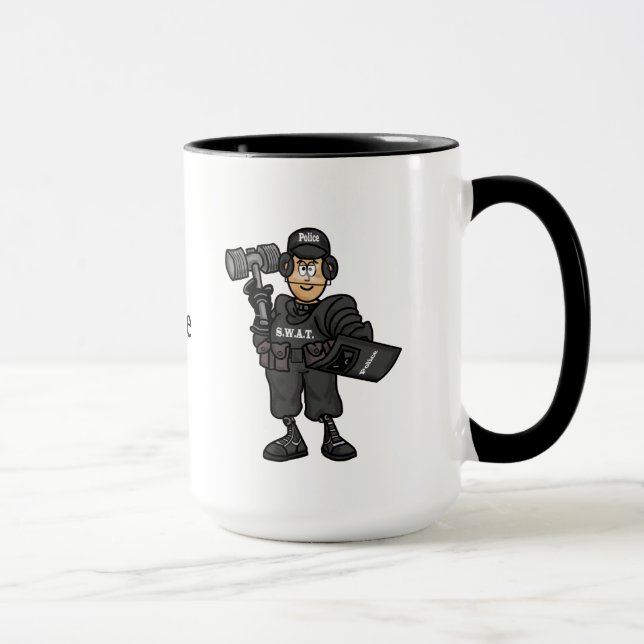 SWAT Team Policeman Mugg (Höger)