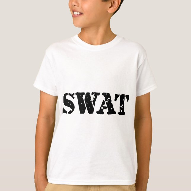 SWAT Team Roligt-Vuxnor för poliskostnader T Shirt (Framsida)