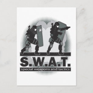 SWAT-teamanslutning Vykort