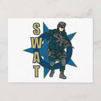 SWAT-tjänsteman Vykort