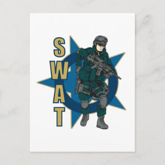 SWAT-tjänsteman Vykort