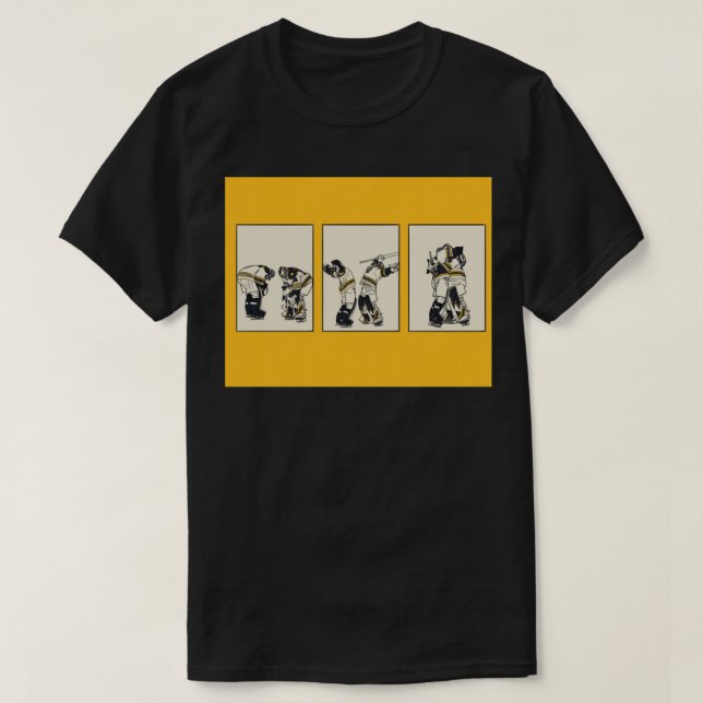 swayman Ullmark hug Postcard T Shirt (Design framsida)